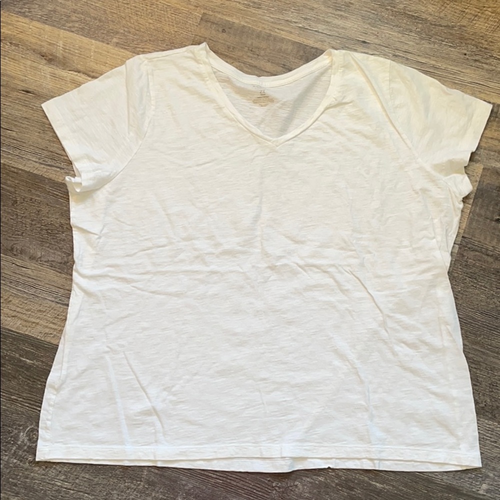 White Sonoma vneck tee size 2x
